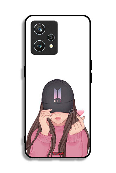 Tolwak Realme 9 Pro Plus Protective Case Cover Girl Making Snap