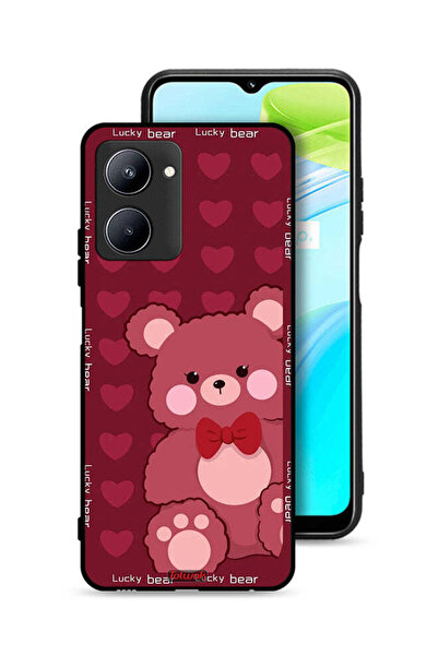Tolwak Realme C33 Protective Case Cover Lucky Bear