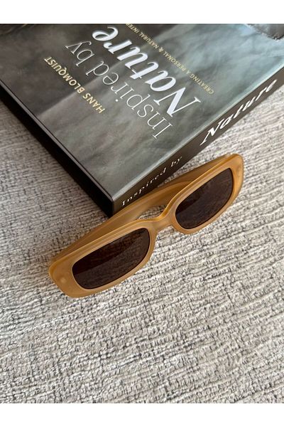 Mojeva Brown Glass Women's Sunglasses