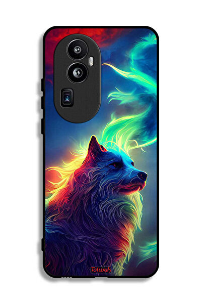 Tolwak غطاء حماية لهاتف Oppo Reno10 Pro Plus - ذئب
