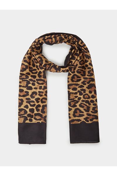 Styli Leopard Print Square Scarf