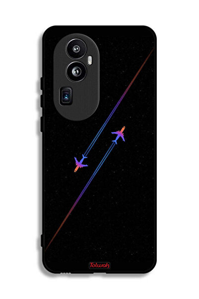 Tolwak غطاء حماية لهاتف Oppo Reno10 Pro Plus برسومات طائرات