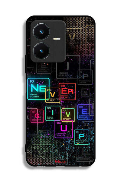 Tolwak غطاء حماية Vivo Y22 - فن Never Give Up