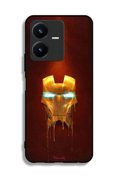 Tolwak غطاء حماية لهاتف Vivo Y22 من Iron Man Marvel Comics
