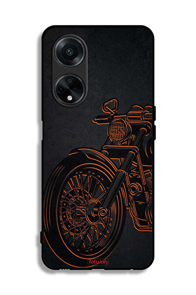 Tolwak غطاء حماية لهاتف Oppo A1 5G بتصميم دراجة كلاسيكية