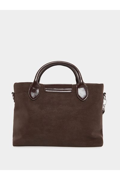 Styli Solid Tote Bag with Contrast Dual Handle