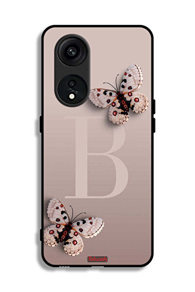 Tolwak غطاء حماية لهاتف Oppo Reno 8T 5G بنقشة الفراشات