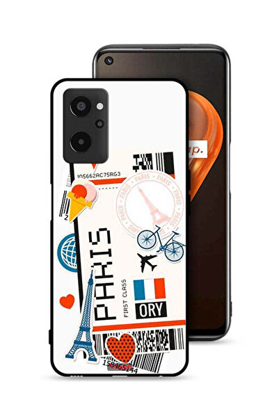 Tolwak غطاء حماية لهاتف Realme 9i 4G بملصق باريس