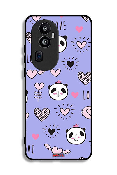 Tolwak غطاء حماية Oppo Reno10 Pro Plus بتصميم الحب ورسومات الباندا