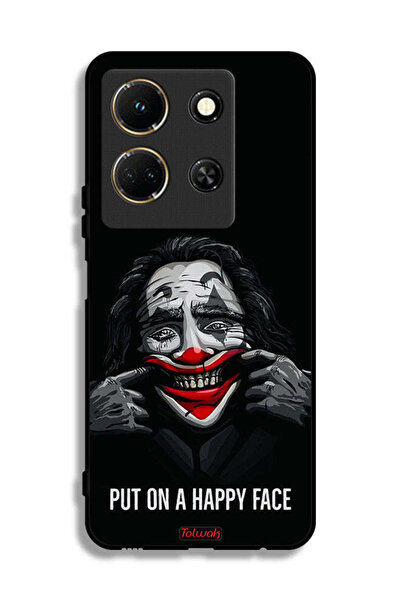 Tolwak غطاء حماية لهاتف Infinix Note 30 بوجه سعيد