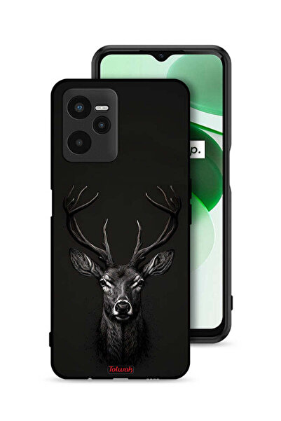 Tolwak غطاء حماية Realme C35 بتصميم غزال رقمي