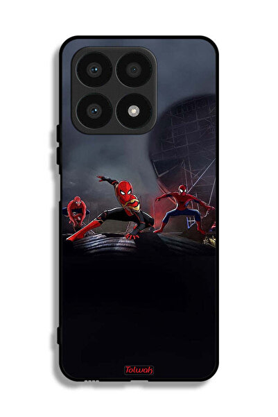 Tolwak Honor X8a Protective Case Cover Three Spiders