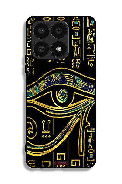 Tolwak غطاء حماية لهاتف Honor X8a مع رسمة عين