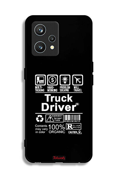 Tolwak غطاء حماية لهاتف Realme 9 Pro Plus، ملصق سائق شاحنة