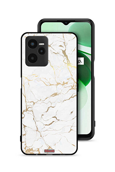 Tolwak غطاء حماية لهاتف Realme C35 بنمط رخامي