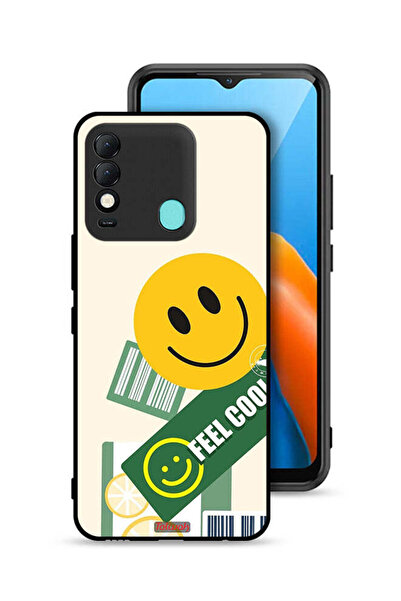 Tolwak غطاء حماية لهاتف Tecno Spark 8 بملصق Feel Cool