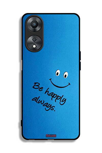 Tolwak غطاء حماية لهاتف Oppo A58 5G كن سعيدًا دائمًا