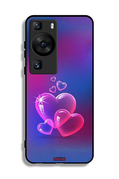 Tolwak غطاء حماية لهاتف هواوي بي 60 بنقشة قلوب الماء