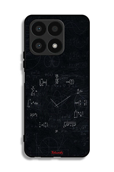 Tolwak Honor X8a Protective Case Cover Maths Clock