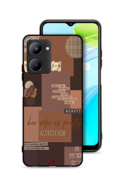 Tolwak غطاء حماية Realme C33 Adventurer للنساء