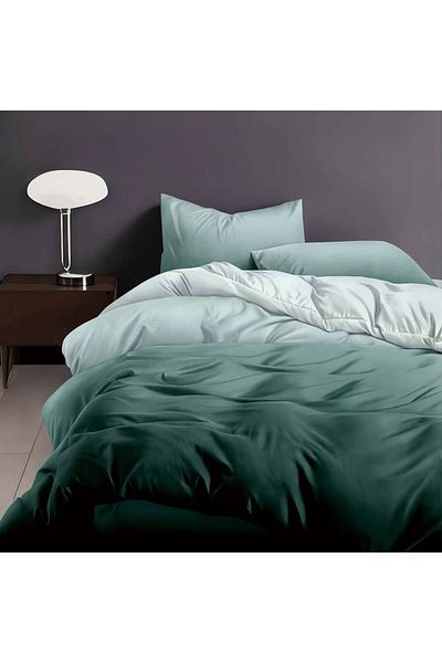 Pucioasa Finet bed linen 4 pieces emerald green