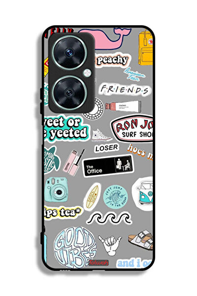 Tolwak Huawei nova 11i Protective Case Cover Good Vibes Stickers