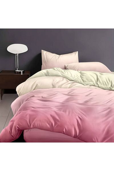 Pucioasa Finet 4-piece bed linen pastel pink gradient