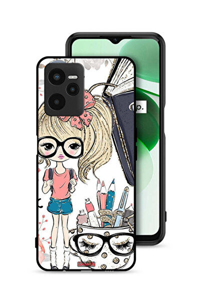 Tolwak Realme C35 Protective Case Cover Unicorn Girl Art