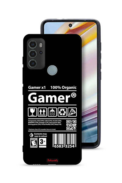 Tolwak غطاء حماية وملصق لألعاب موتورولا موتو جي 60 إس