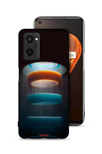 Tolwak غطاء حماية لهاتف Realme 9i 4G بنمط حلقات فنية