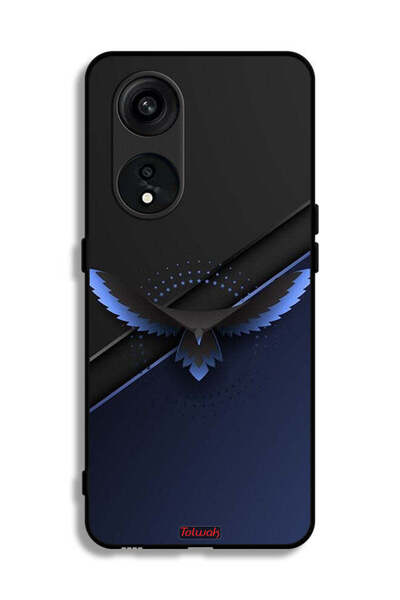 Tolwak غطاء حماية لهاتف Oppo Reno 8T 5G بتصميم نسر فني تجريدي رقمي