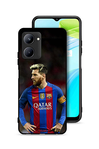 Tolwak غطاء حماية Realme C33 لهاتف ميسي برشلونة