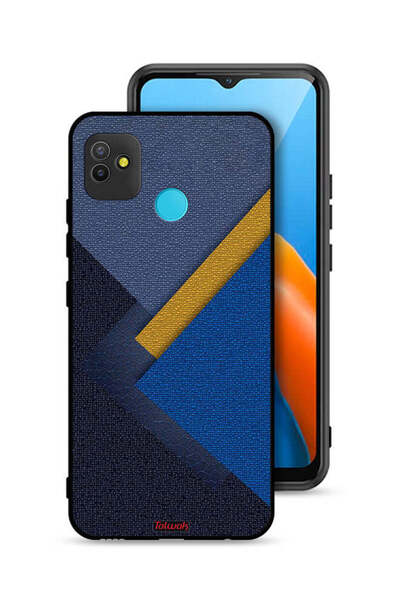 Tolwak غطاء حماية لهاتف تكنو بوب 5 بنقشة مثلثات جلدية
