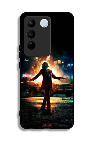 Tolwak Vivo V27e Protective Case Cover Joker Happy Mode