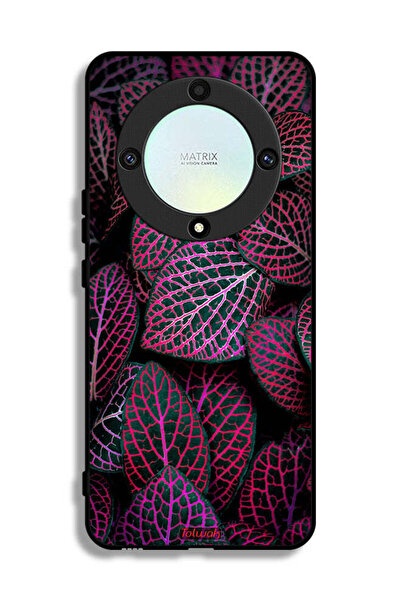 Tolwak غطاء حماية لهاتف Honor X9a بنقشة أوراق سالجا