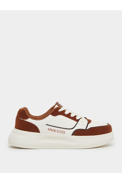 Styli Color Block Platform Lace Up Sneakers