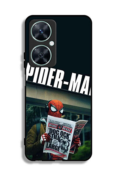 Tolwak غطاء حماية لهاتف هواوي نوفا 11i بتصميم سبايدرمان يقرأ جريدة