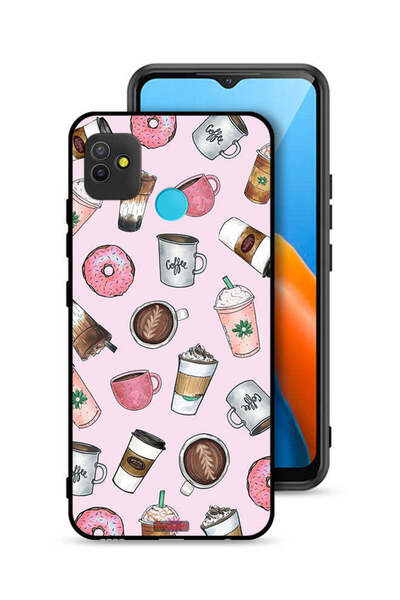 Tolwak Tecno Pop 5 Protective Case Cover Coffee Lover Art