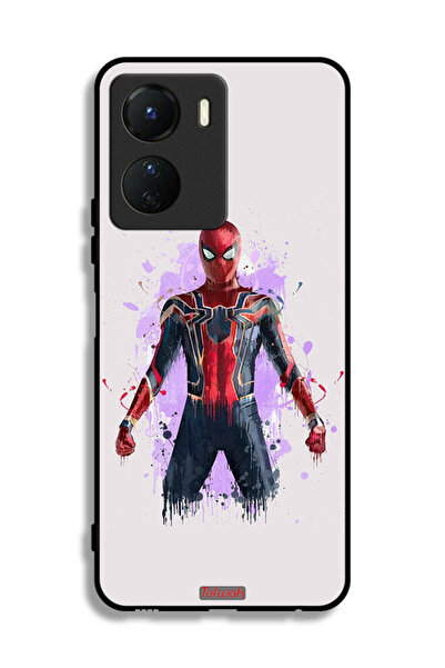 Tolwak غطاء حماية لهاتف Vivo Y16 بتصميم العنكبوت الحديدي