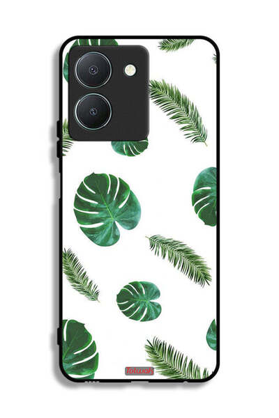 Tolwak غطاء حماية لهاتف Vivo Y36 5G بنقشة ريش فنية