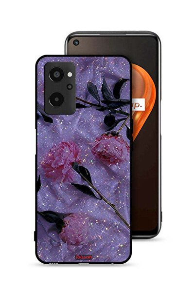 Tolwak غطاء حماية لهاتف Realme 9i 4G بنقشة ورود لامعة