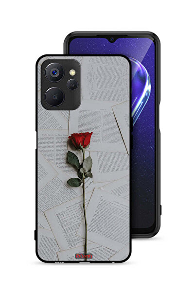 Tolwak غطاء حماية لهاتف Realme 9i 5G وردي على ورق