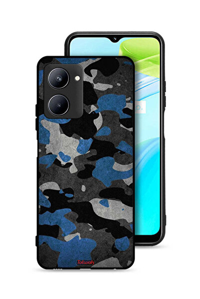 Tolwak Realme C33 Protective Case Cover Camouflage Pattern
