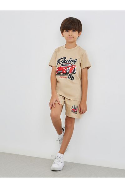 Styli Short Sleeve T-Shirts and Shorts 3-Piece Set