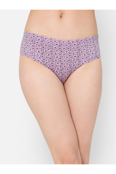 Clovia By Styli Pack of 3 - Floral Print Mid Rise Cotton Hipster Briefs with Inner Elastic