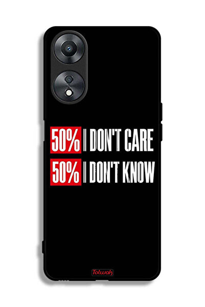 Tolwak غطاء حماية لهاتف Oppo A58 5G لا يهمني