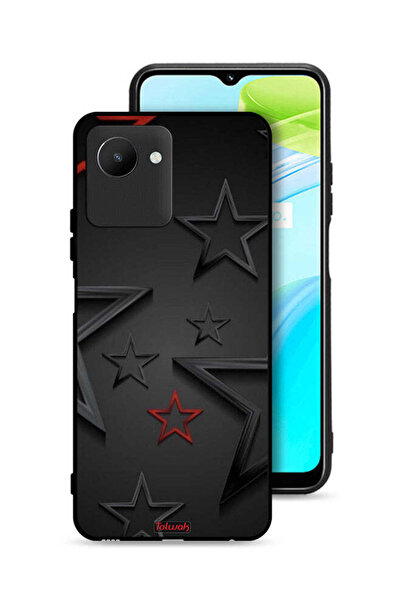 Tolwak غطاء حماية لهاتف Realme C30s بنقشة نجوم
