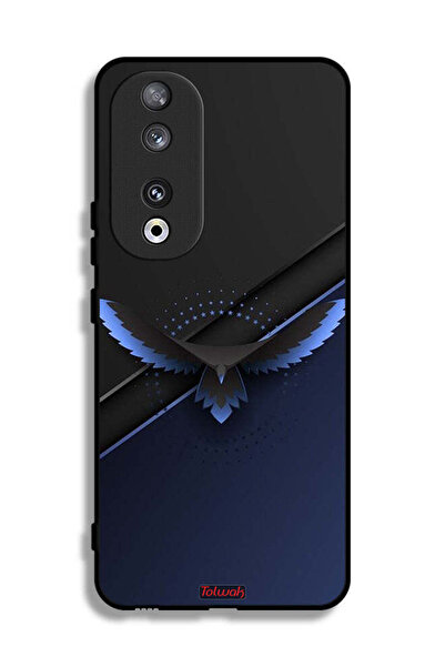 Tolwak غطاء حماية لهاتف Honor 90 بتصميم فن تجريدي رقمي من النسر