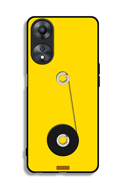 Tolwak غطاء حماية لهاتف Oppo A58 5G برسومات عجلة كاسيت