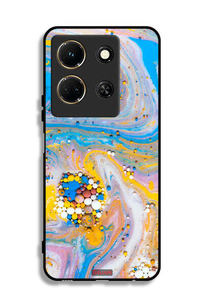 Tolwak غطاء حماية لهاتف Infinix Note 30 بتصميم جواهر تجريدية ملونة